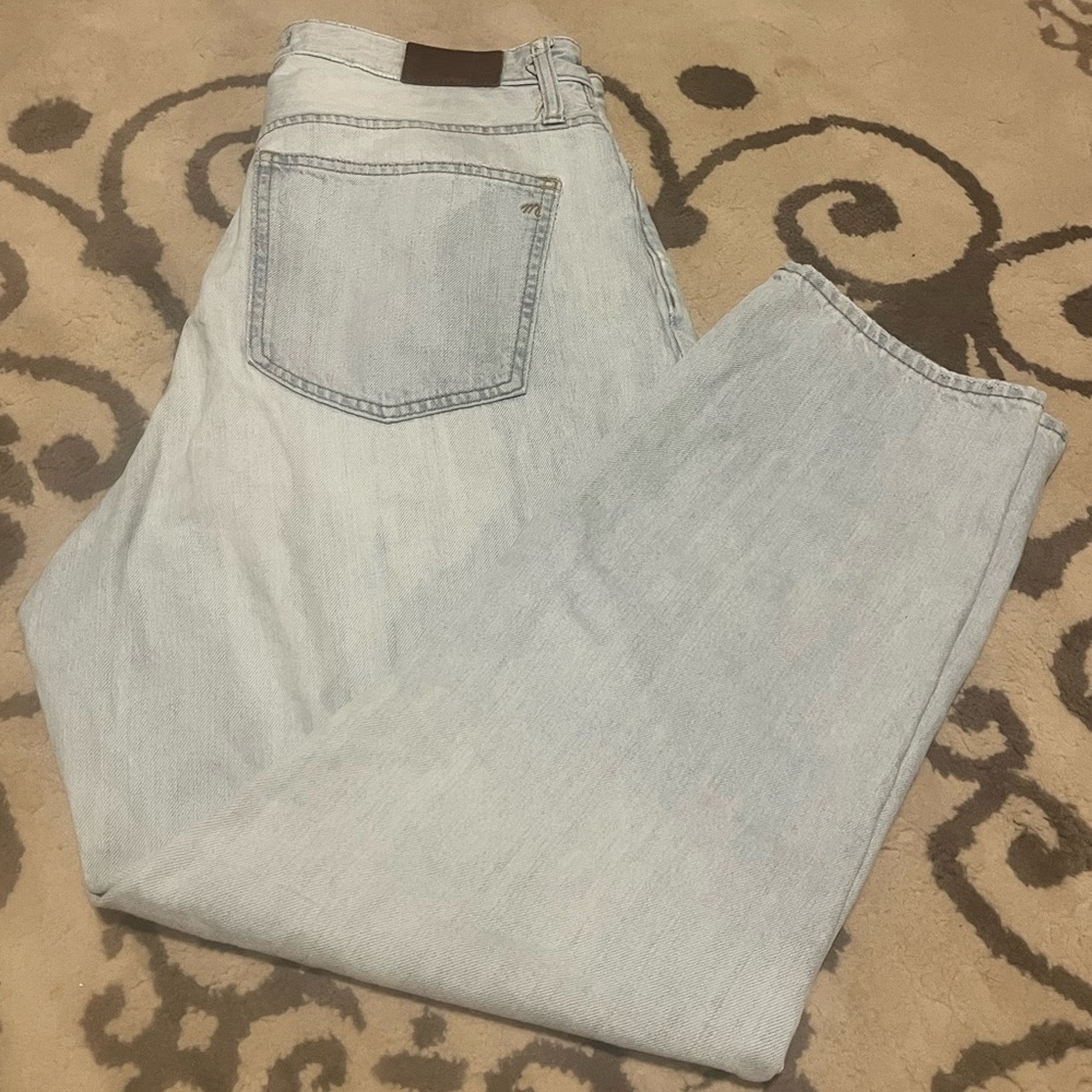 Madewell light wash vintage curvy fit jeans